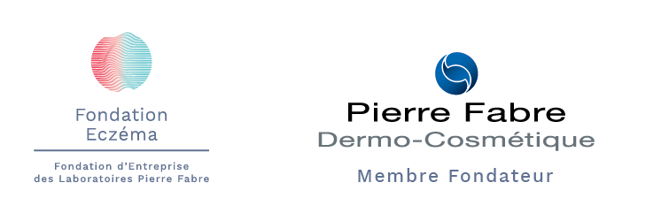 Logo Fondation Eczéma x Pierre Fabre Dermo-Cosmétique